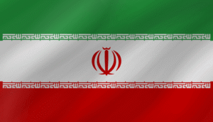 iranian flag wave