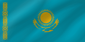 Kazakhstan flag